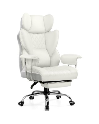 Ergonomic Executive White Office Chair