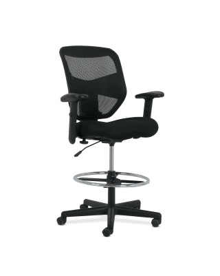 Ergonomic black office chair