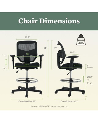 Ergonomic black office chair