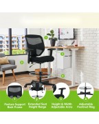 Ergonomic black office chair