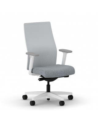 Ergonomic grey office chair
