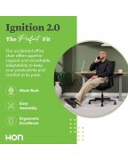 Ergonomic grey office chair