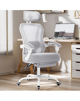 Extra thick reclining desk chair