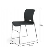 High Density Lava Stacking Chair