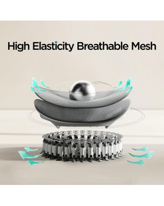 Large high-legged black office chair