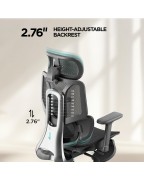 Large high-legged black office chair