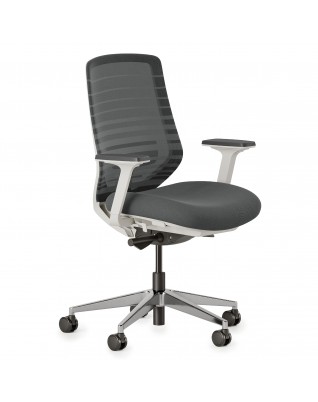 Multifunctional gray office chair