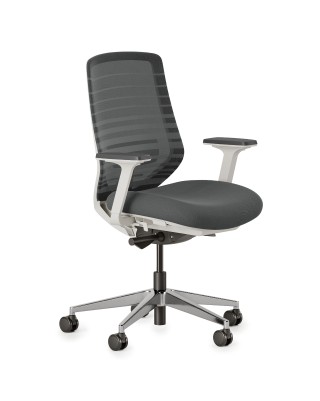 Multifunctional gray office chair