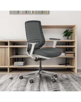 Multifunctional gray office chair