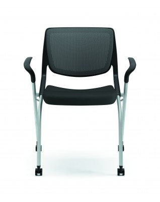 Nesting Black Stacking Chairs