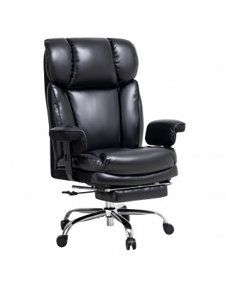 Tall black office chair