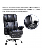 Tall black office chair